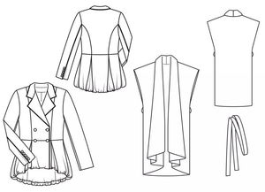 服裝工業(yè)款式圖 你真的會(huì)畫(huà)嗎 200張對(duì)照?qǐng)D 教你如何正確理解 時(shí)裝平面款式圖 附 時(shí)裝款式圖畫(huà)法